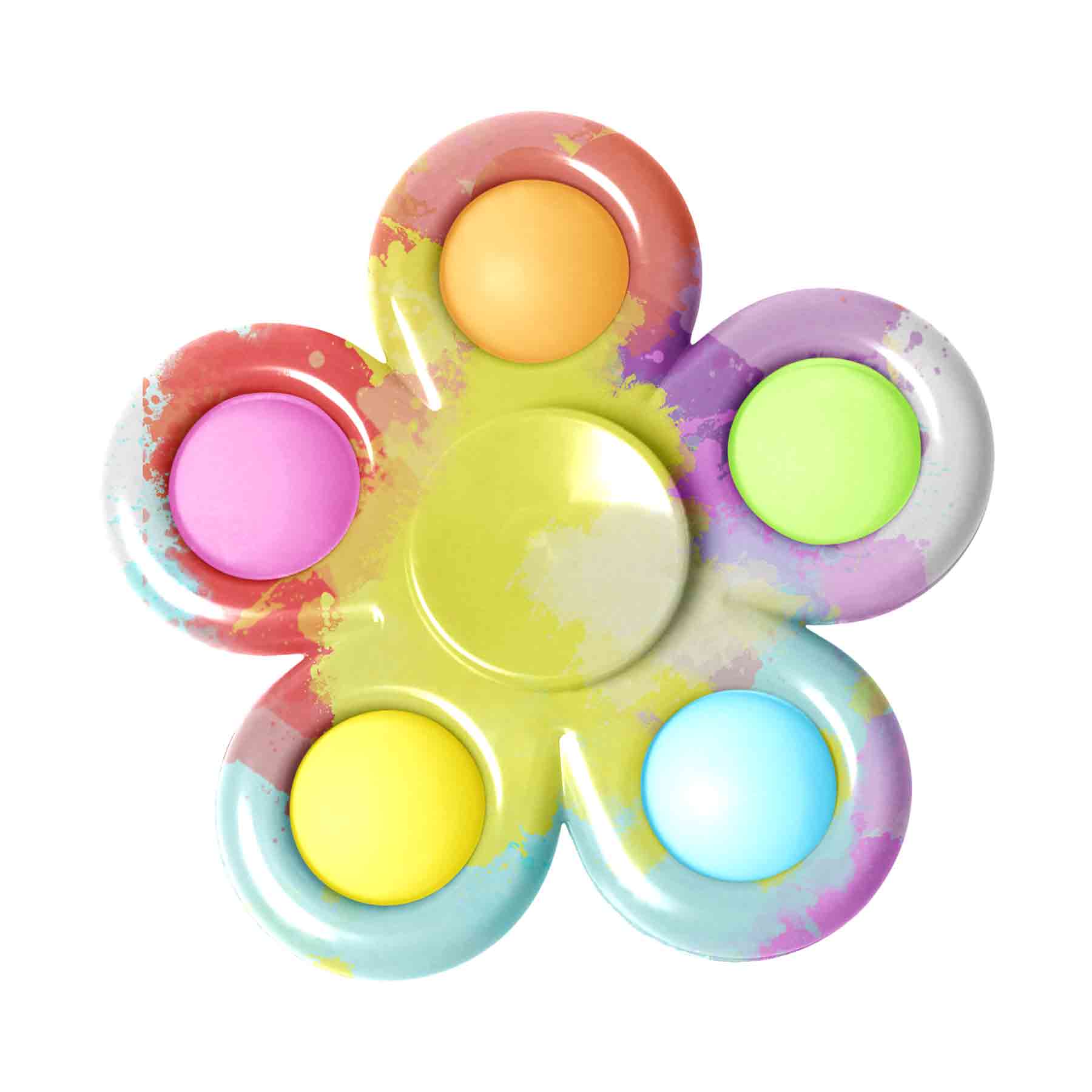 FlyFlyPromos - 5 Fingers Toys Push Bubble Fidget Spinner Image 14 - Promotional Product